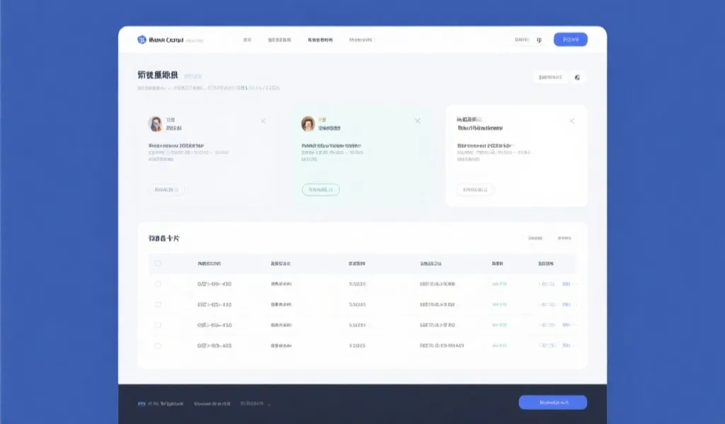官网页面布局示意